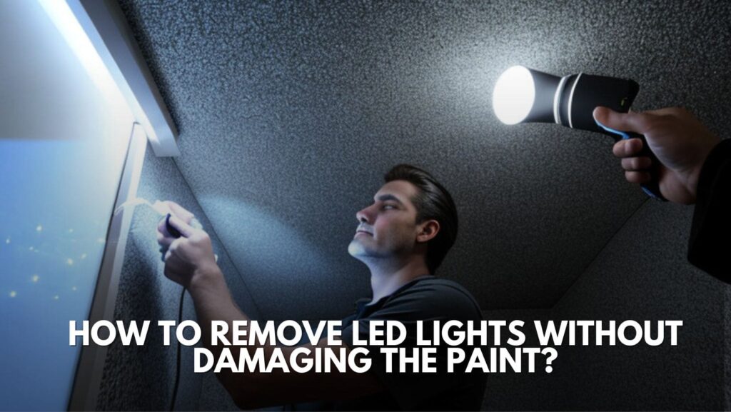 How to Remove LED Lights Without Damaging the Paint?