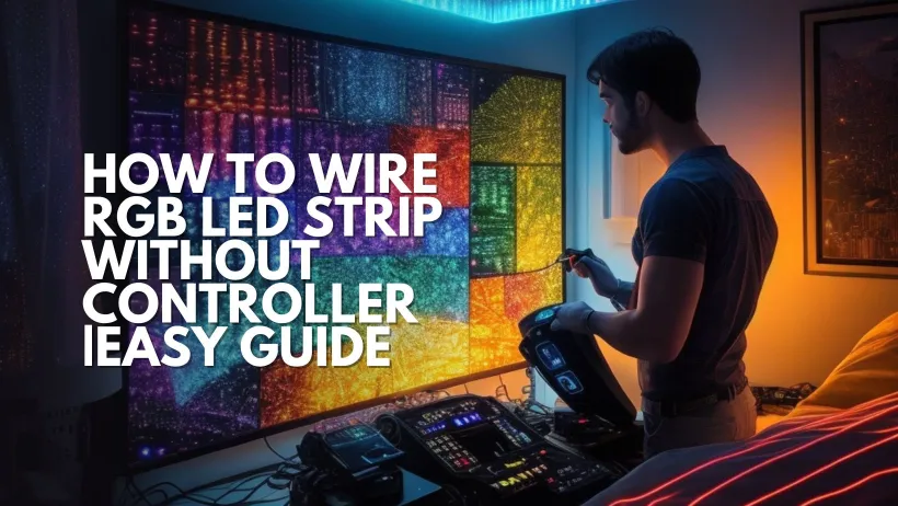 How to Wire RGB LED Strip Without Controller