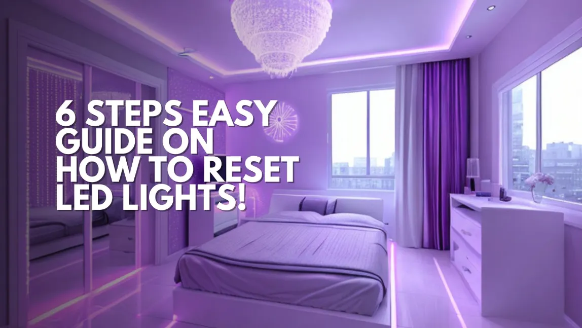 how to reset LED lights