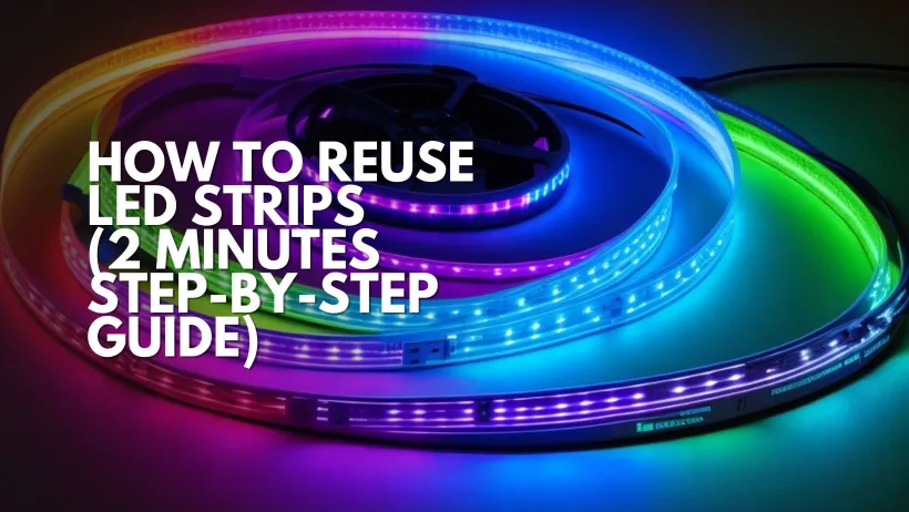 How to Reuse LED strips