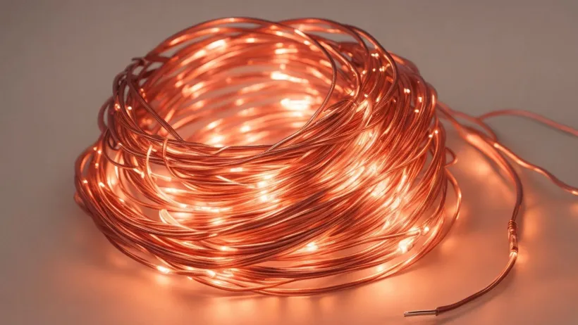 Where can I find copper wire and LED lights for this project