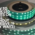 How To Stick LED Lights On Wall Without Adhesive